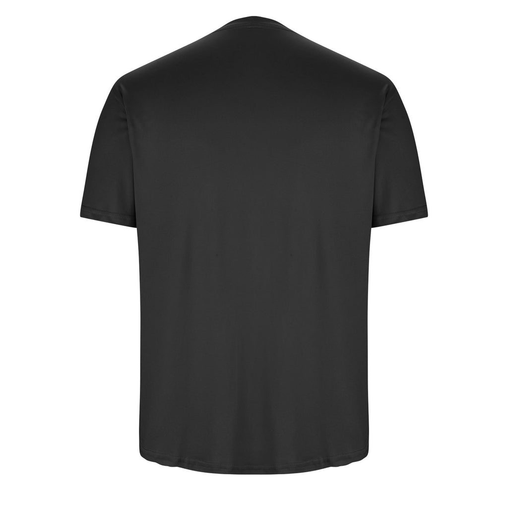Men’s Short Sleeve Athletic Dry-Fit T-Shirt – Black Workout Top