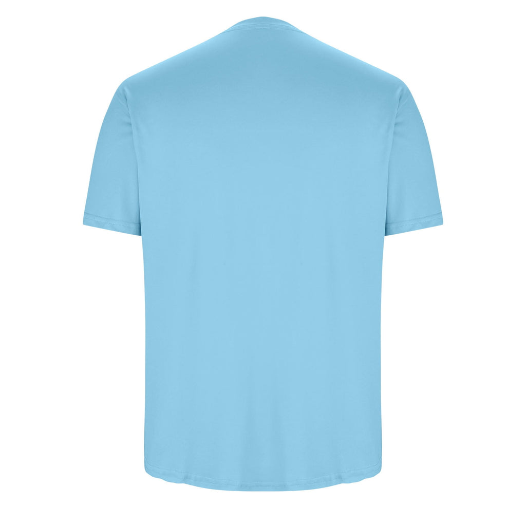 Men’s Short Sleeve Athletic Dry-Fit T-Shirt – Blue sky Workout Top