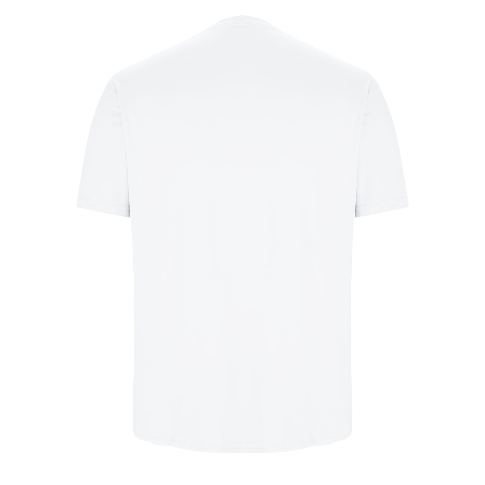 Men’s Short Sleeve Athletic Dry-Fit T-Shirt – White Workout Top