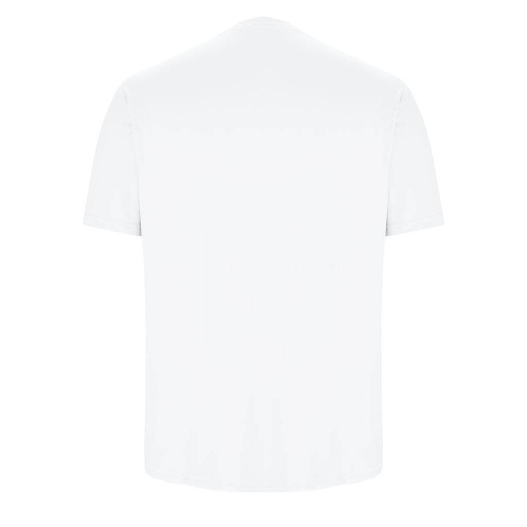 Men’s Short Sleeve Athletic Dry-Fit T-Shirt – White Workout Top