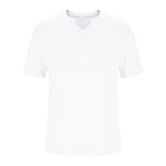 Men’s Short Sleeve Athletic Dry-Fit T-Shirt – White Workout Top